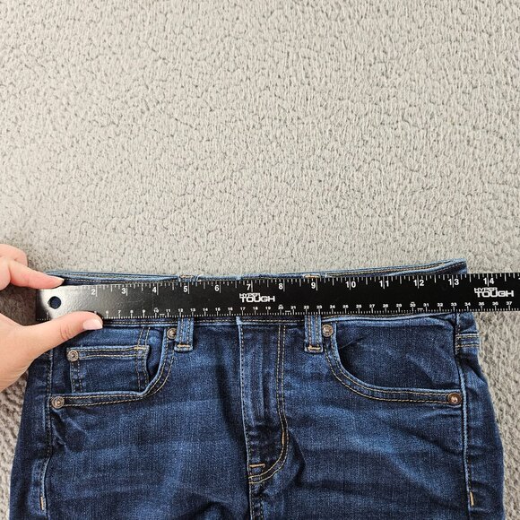 American Eagle Shorts Womens 2 Blue Denim Hi-Rise Shortie Next Level Stretch Raw - Picture 8 of 16